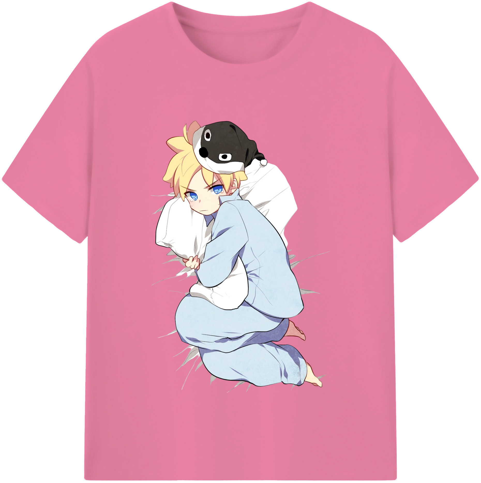 （画像用） NARUTO -ナルト- うずまき ナルト Uzumaki Naruto 綿100％半袖Tシャツ（フロントプリント）